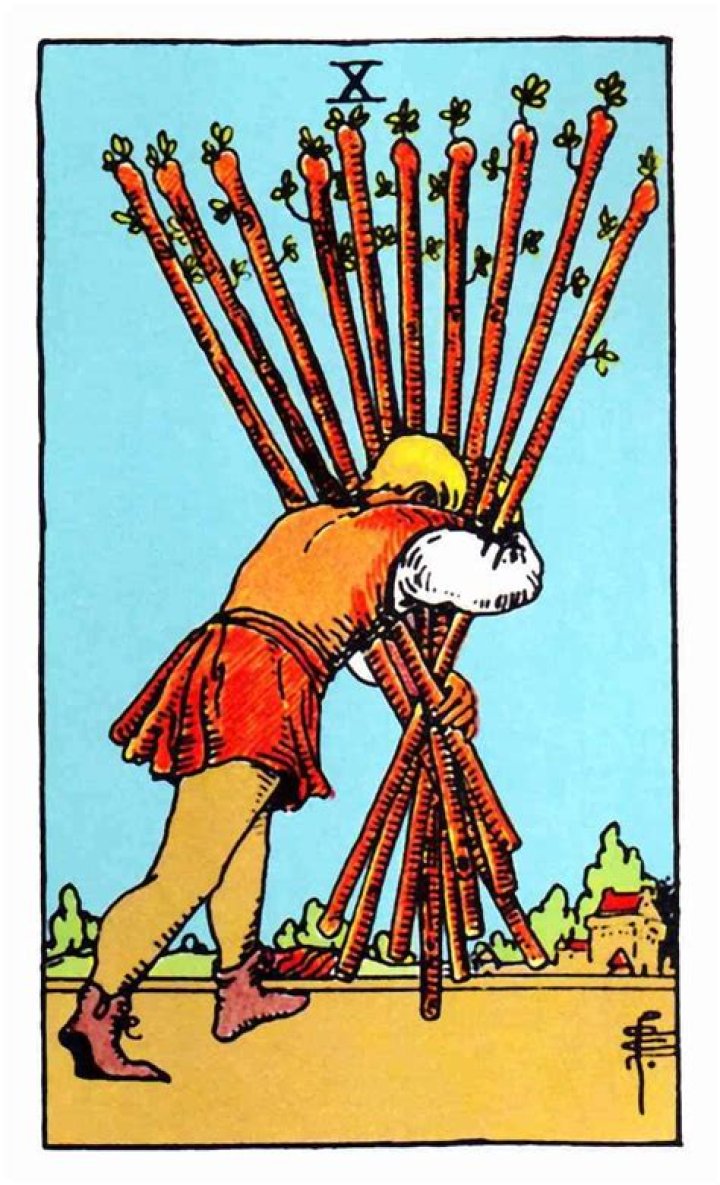 Ten of Wands Tarot Card & Its Intriguing Message